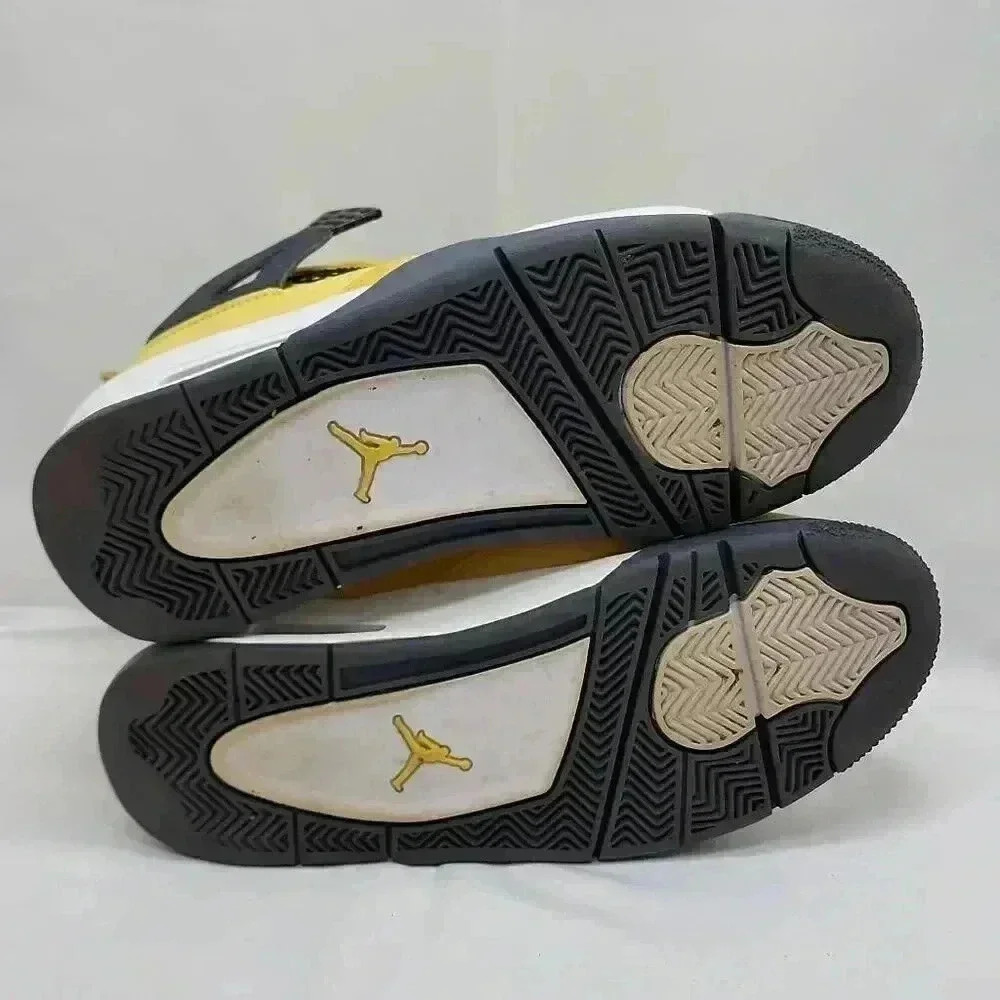 Nike Air Jordan Men's 4 Retro Lightning 2021 Tour Sneaker Shoes Yellow Size 7.5 - Picture 11 of 12